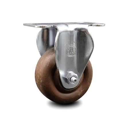 Service Caster 3 Inch High Temp Glass Filled Nylon Wheel Rigid Top Plate Caster SCC-20R314-GFNSHT-TP2